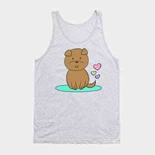 Fluffy the puppy Tank Top